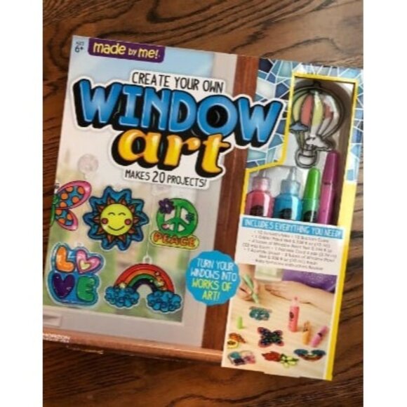 New Create Your Own Window Art, Paint Your Own DIY Suncatchers, Makes 20 Project - Picture 1 of 1